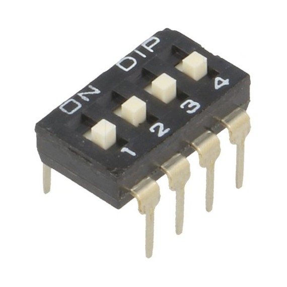 DIP Switch - 4 Position (Low Profile)