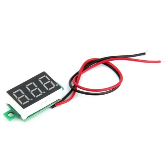 Βολτόμετρο DC 4.7-30V (2 Τρόποι Λειτουργίας) - Μπλε 0.36"