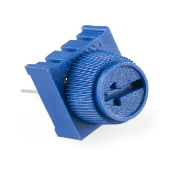 Trimmer with Knob - 10Kohm (Breadboard Compatible)