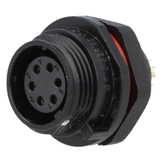 Connector SP13 6-Pin Female (Panel Mount)