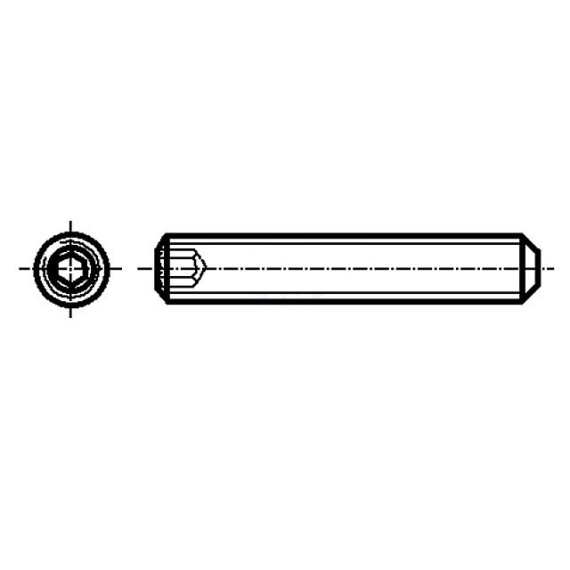 Bolt Μ4 - L5mm DIN913