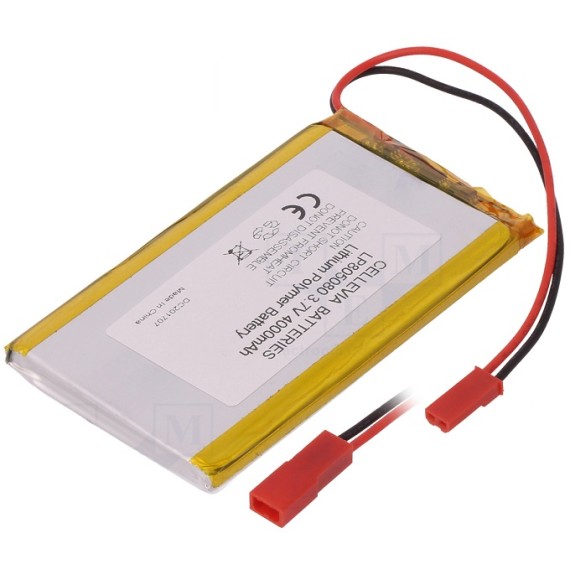 Polymer Lithium Ion Battery - 3.7v 4000mAh
