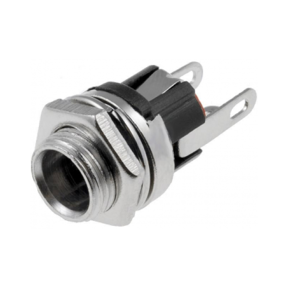 DC Power Jack 5.5x2.5 - Panel Mount