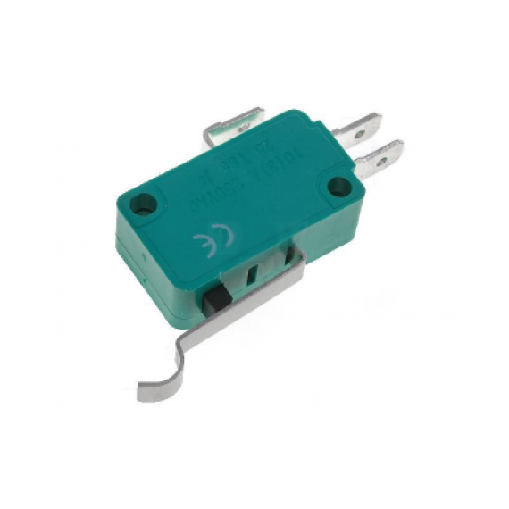 Microswitch SPDT ON-(ON) - with Roller Simulation