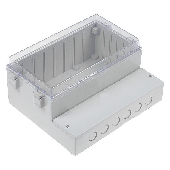 Κουτί Κατασκευών 222x185x106mm - ABS Γκρι