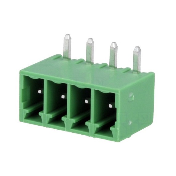 Screw Terminals 3.5mm Pitch (4-Pin) Male Angle