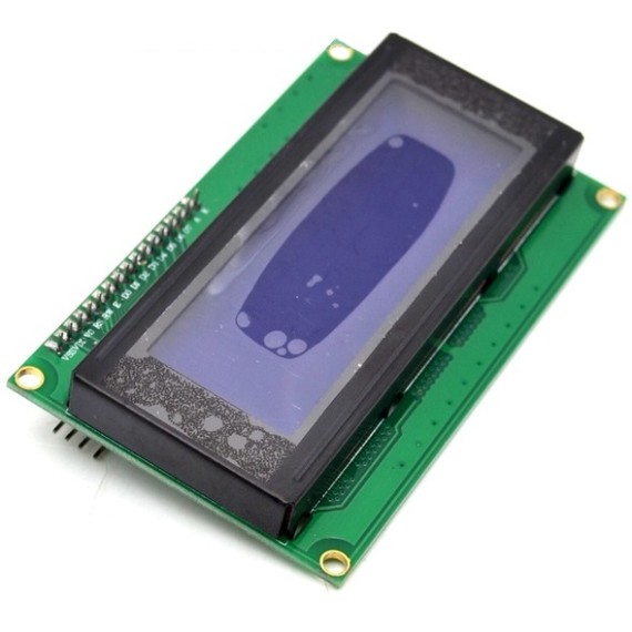 Basic 20x4 Character LCD - White on Blue 5V (I2C Protocol)