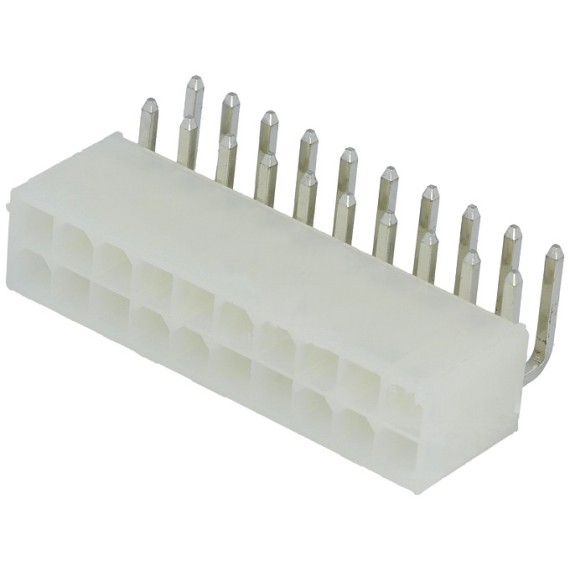 Terminal N42 20-Pin Male 4.2mm THT (Angled)