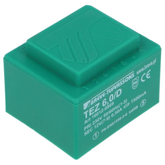 Μετασχηματιστής 230V/12V 6VA