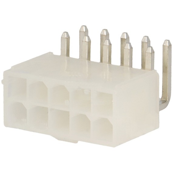 Terminal N42 10-Pin Male 4.2mm THT (Angled)