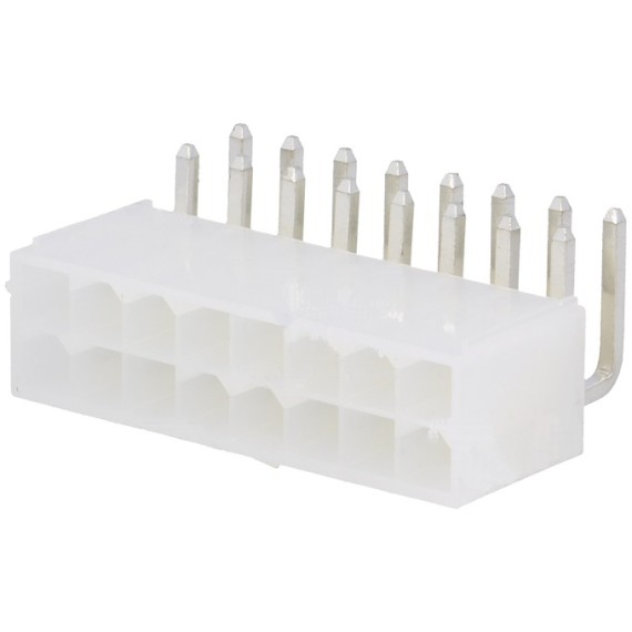 Terminal N42 16-Pin Male 4.2mm THT (Angled)