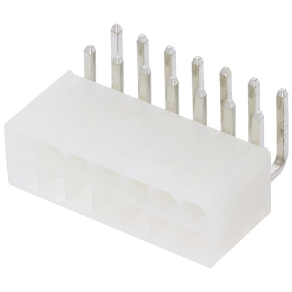 Terminal N42 14-Pin Male 4.2mm THT (Angled)