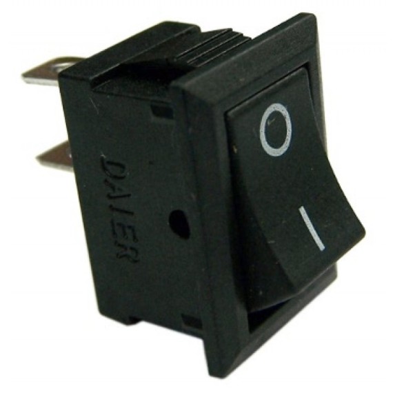 Rocker Switch ON-OFF Μαύρο