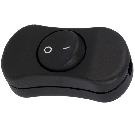 Rocker Switch ON-OFF 3A/250VAC Μαύρο