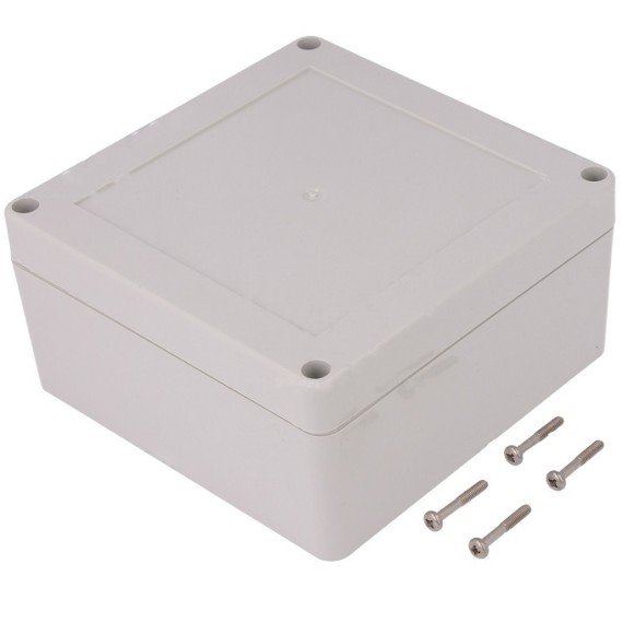Κουτί Κατασκευών 120x120x60mm Γκρι
