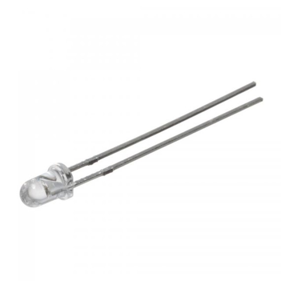 LED Διάφανο 3mm Πράσινο - 50°