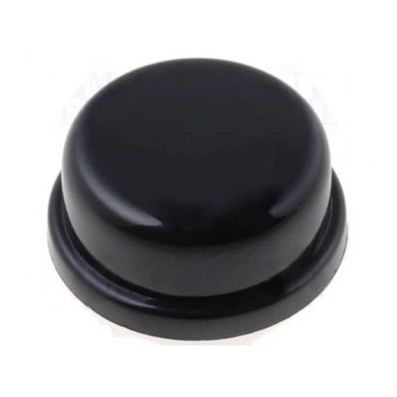 Cap for Tact Button - Round Black
