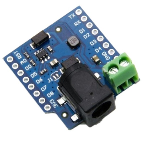 WeMos D1 Mini Power Shield V1.1 - 7-24VDC
