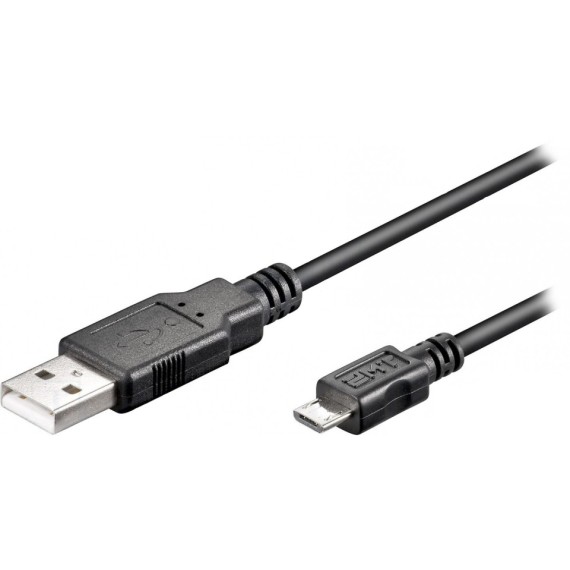 USB Cable 2.0 A to USB B micro - 0.15m