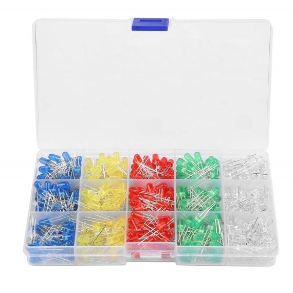 LED 5mm Assortment Kit - 500pcs
