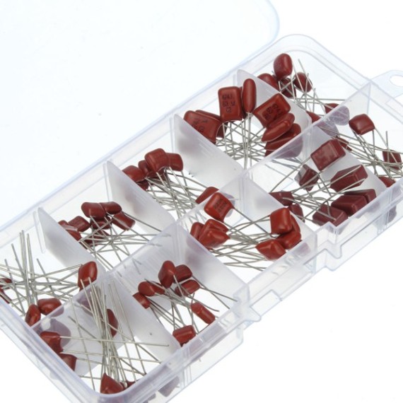 Capacitor MKT Assortment Kit 10-470nF - 100pcs