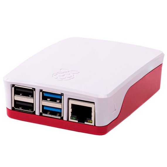Official Raspberry Pi 4 Model B Red & White Case
