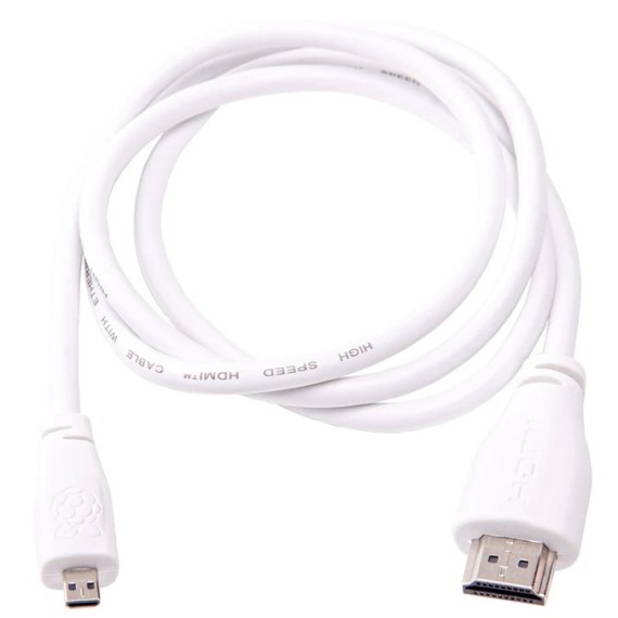 Official Raspberry Pi Micro HDMI Cable 1m