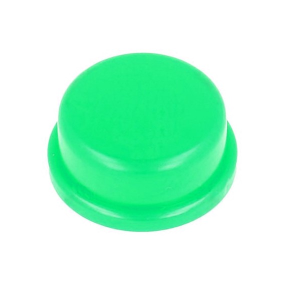 Cap for Tact Button - Round Green