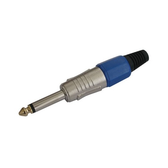 Jack Mono 6.35mm HQ Μπλε (Αρσενικό)