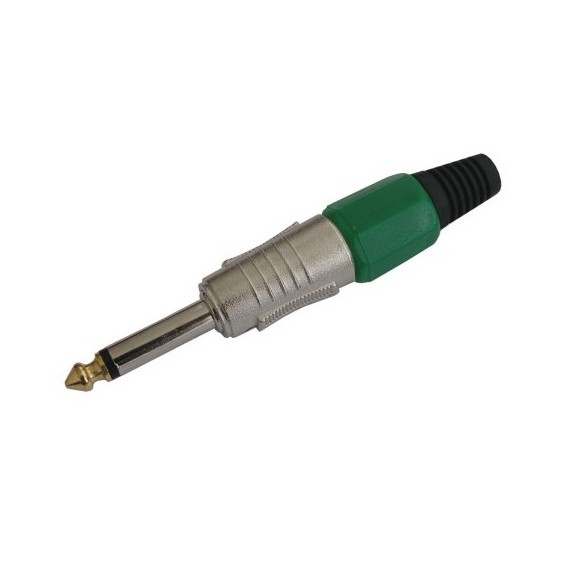 Jack Mono 6.35mm HQ Πράσινο (Αρσενικό)