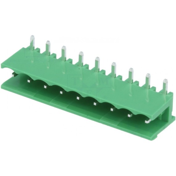 Κλέμα PCB 9 Pins Αρσενική Γωνία (P5.08)