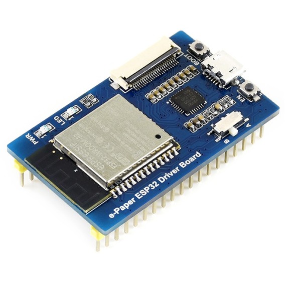 Waveshare Universal e-Paper Raw Panel Driver Board, ESP32 WiFi / Bluetooth
