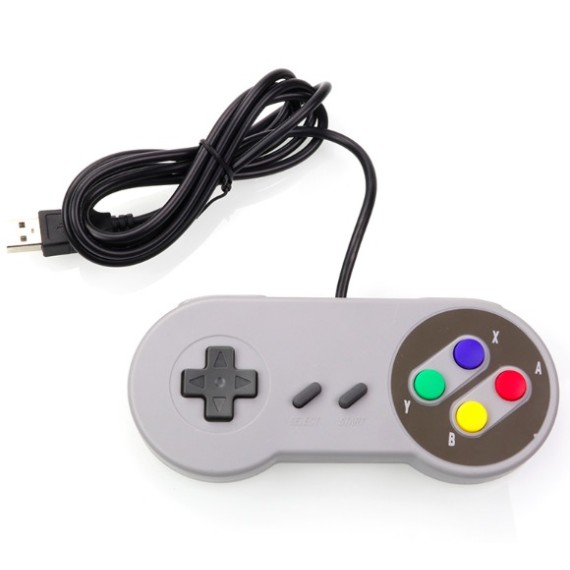Gamepad USB Controller Retro SNES - Grey