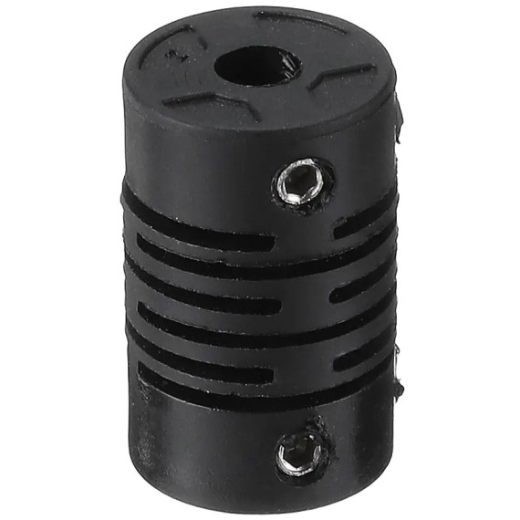 Plastic Flex Shaft Coupler - 4mm to 4mm