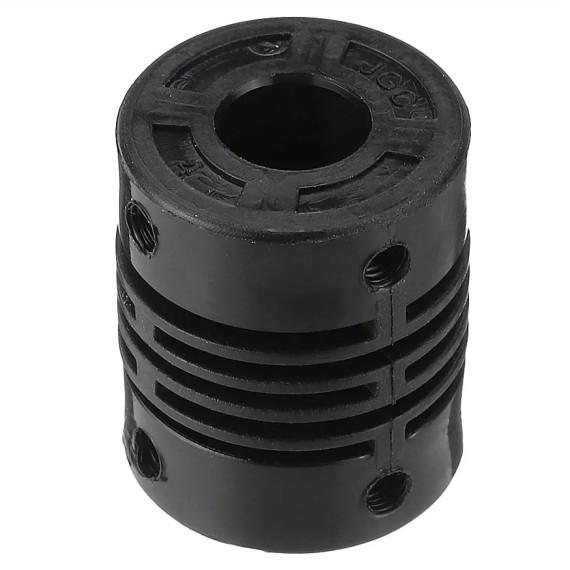 Plastic Flex Shaft Coupler - 6mm to 6mm