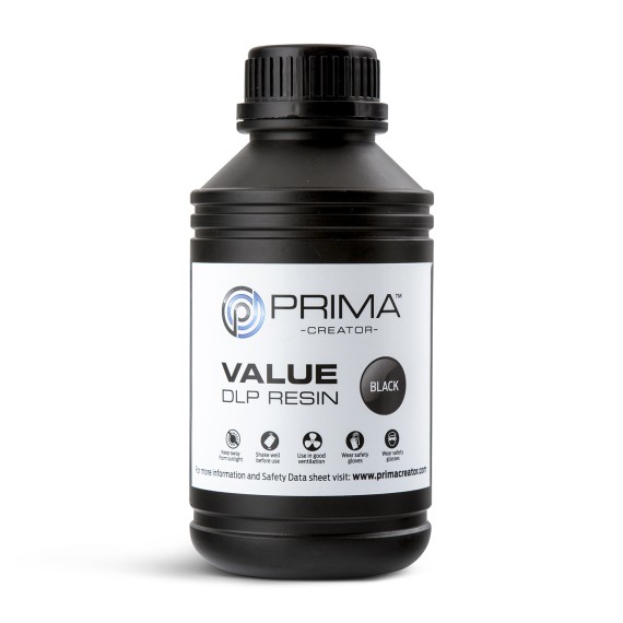 Ρητίνη UV PrimaCreator Value - Μαύρο 500ml