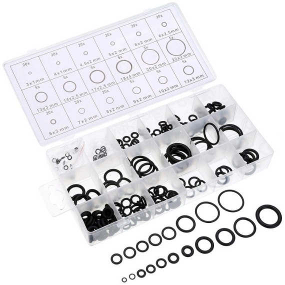 O-ring NBR Assortment Kit Black - 225pcs