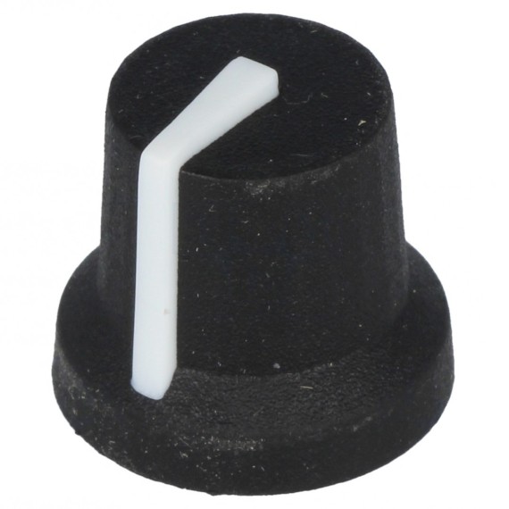 Potentiometer Knob 17x14mm - White (D-Shaft)