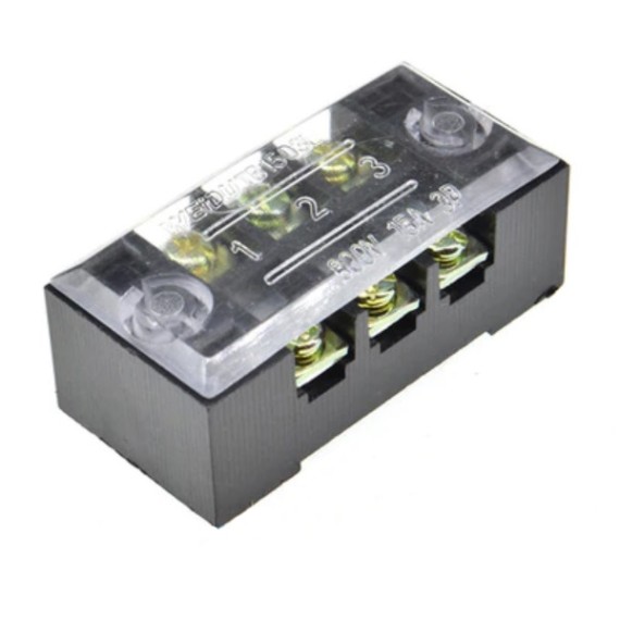 Terminal Block - 3 Position (15A, 600V)