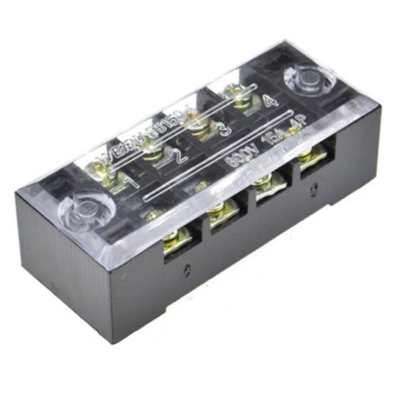 Terminal Block - 4 Position (15A, 600V)