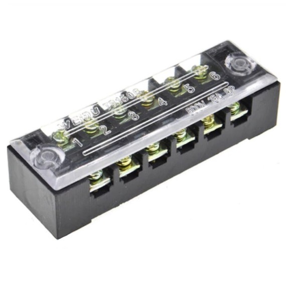 Terminal Block - 6 Position (15A, 600V)