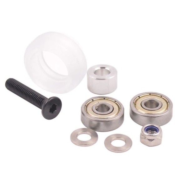 Solid V Wheel Kit - White
