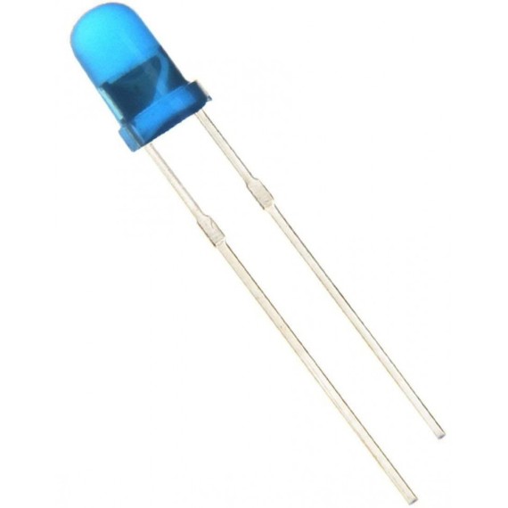 LED Diffused 3mm Μπλε