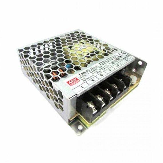 Τροφοδοτικό 12V 4.2A 50.4W MeanWell - LRS-50-12