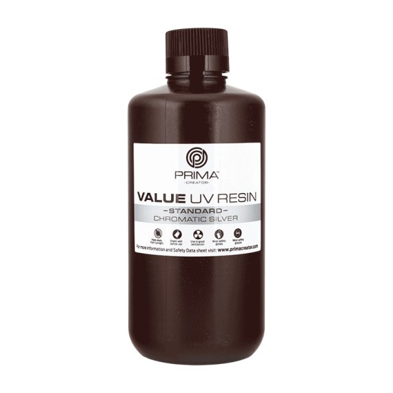 PrimaCreator Value UV Resin - 1lt - Chromatic Silver