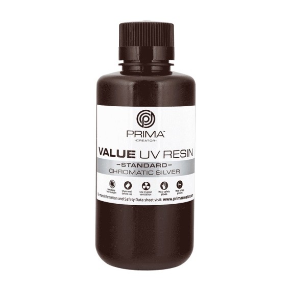 PrimaCreator Value UV Resin - 500ml - Chromatic Silver