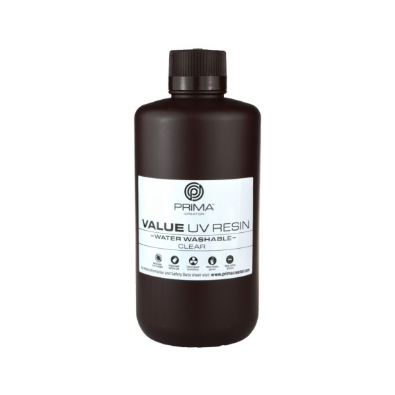 PrimaCreator Value Water Washable UV Resin - 1lt - Clear
