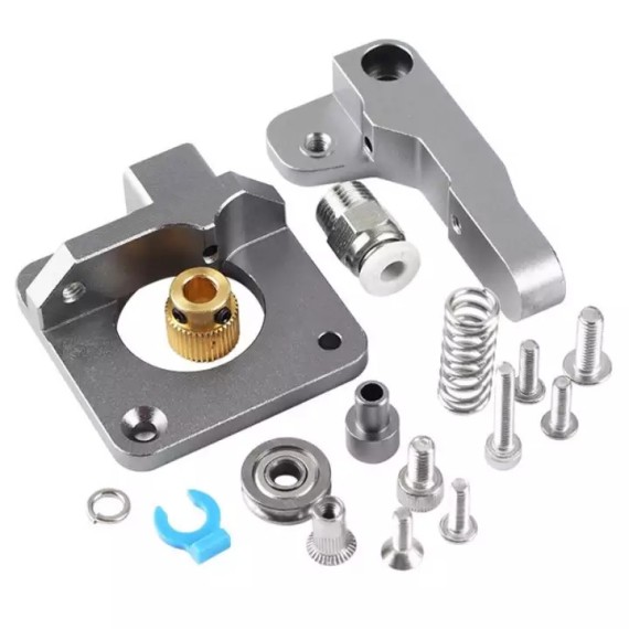 Bowden Extruder Feed Kit MK8 Silver - 1.75mm Aluminum