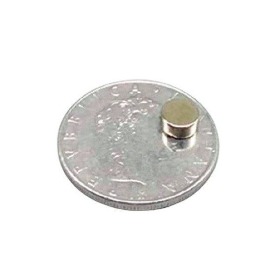 Round Magnet - 5x3mm - 1τμχ