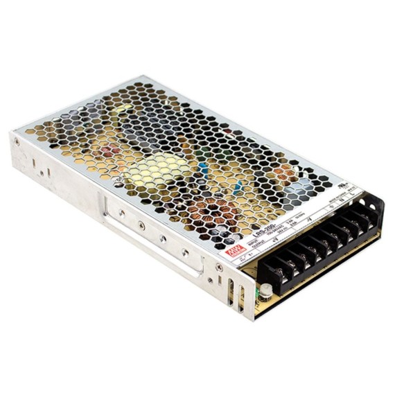 Power Supply Industrial 12V 17A 200W MeanWell - LRS-200-12